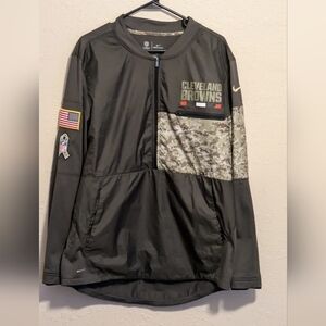 Nike Cleveland Browns Salute To Service Jacket Mens Large L NFL Special Edition